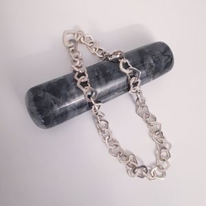 Sterling silver choker necklace